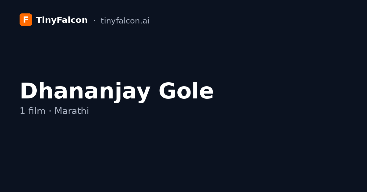 Dhananjay Gole