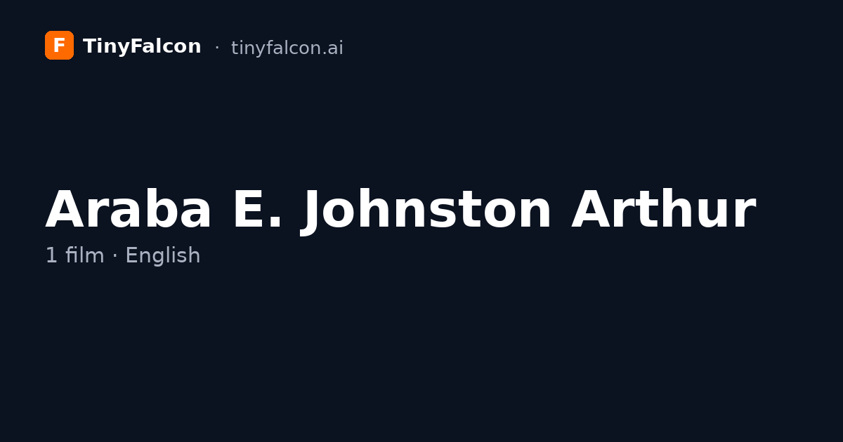 Araba E. Johnston Arthur