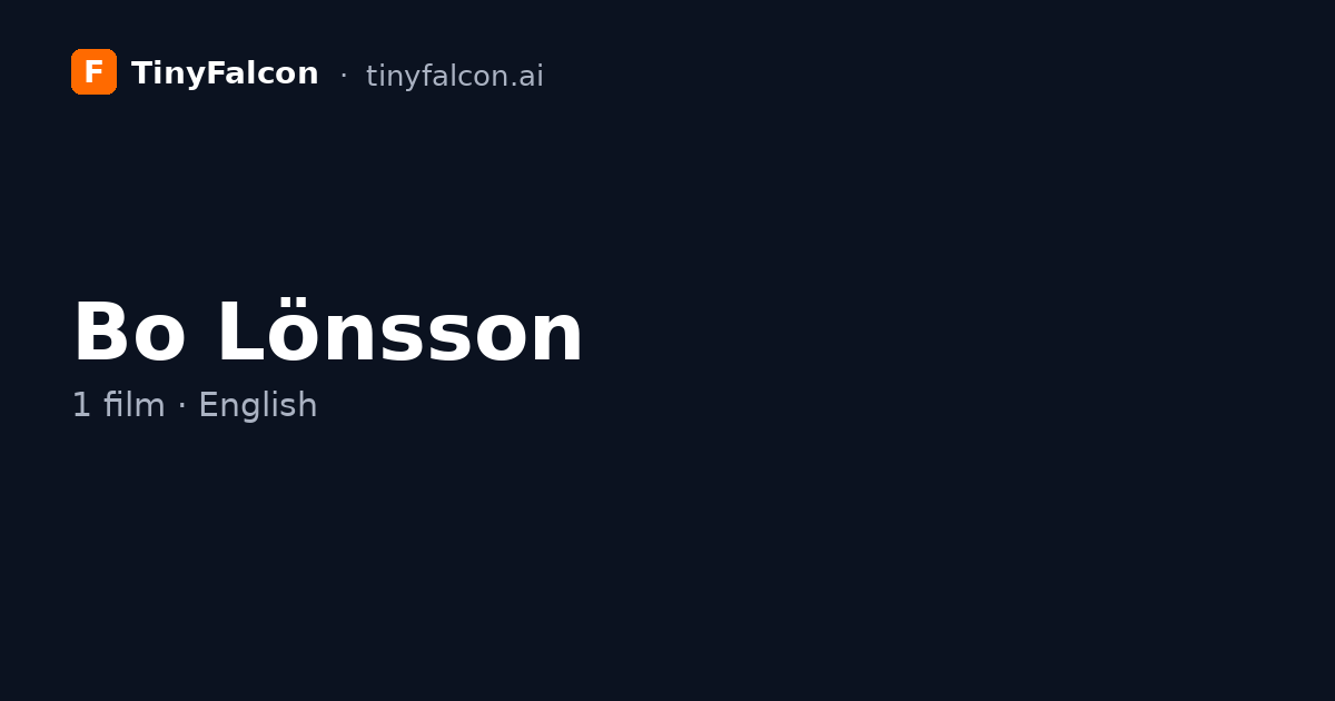 Bo Lönsson