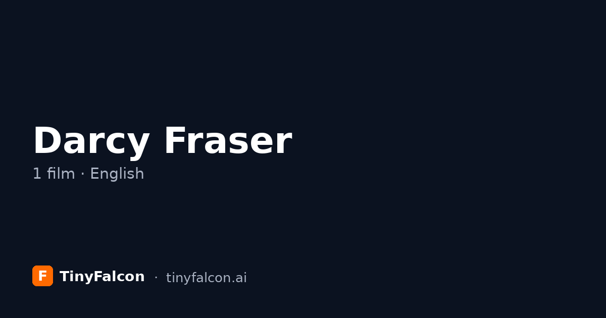 Darcy Fraser