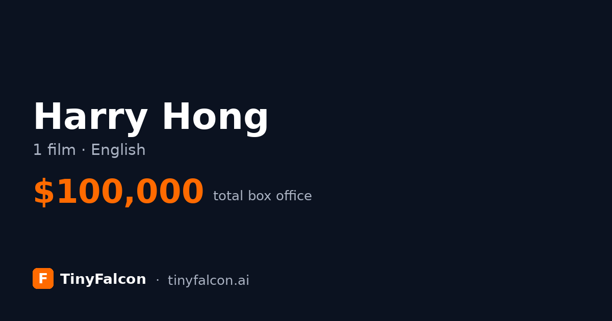 Harry Hong