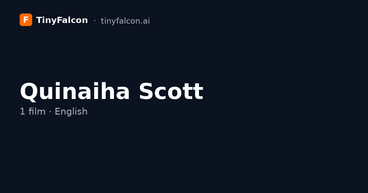 Quinaiha Scott