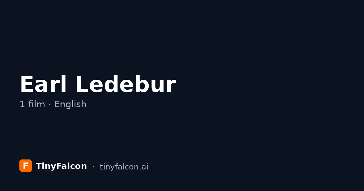 Earl Ledebur