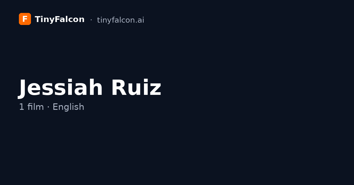 Jessiah Ruiz