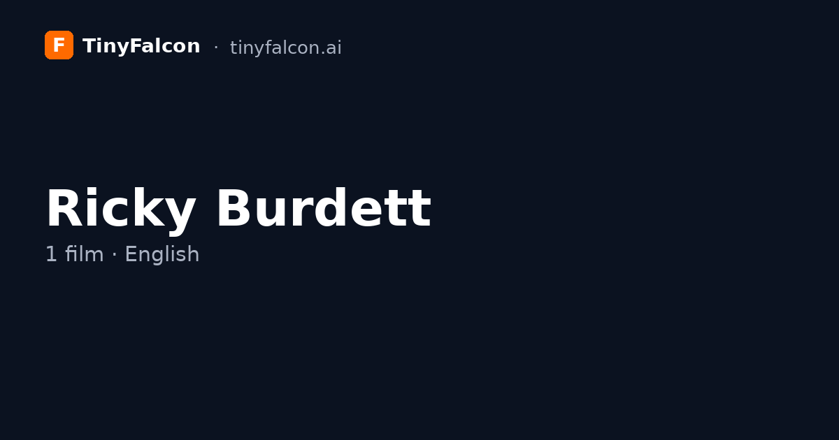 Ricky Burdett