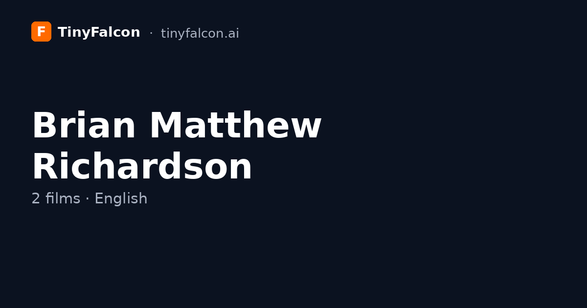 Brian Matthew Richardson