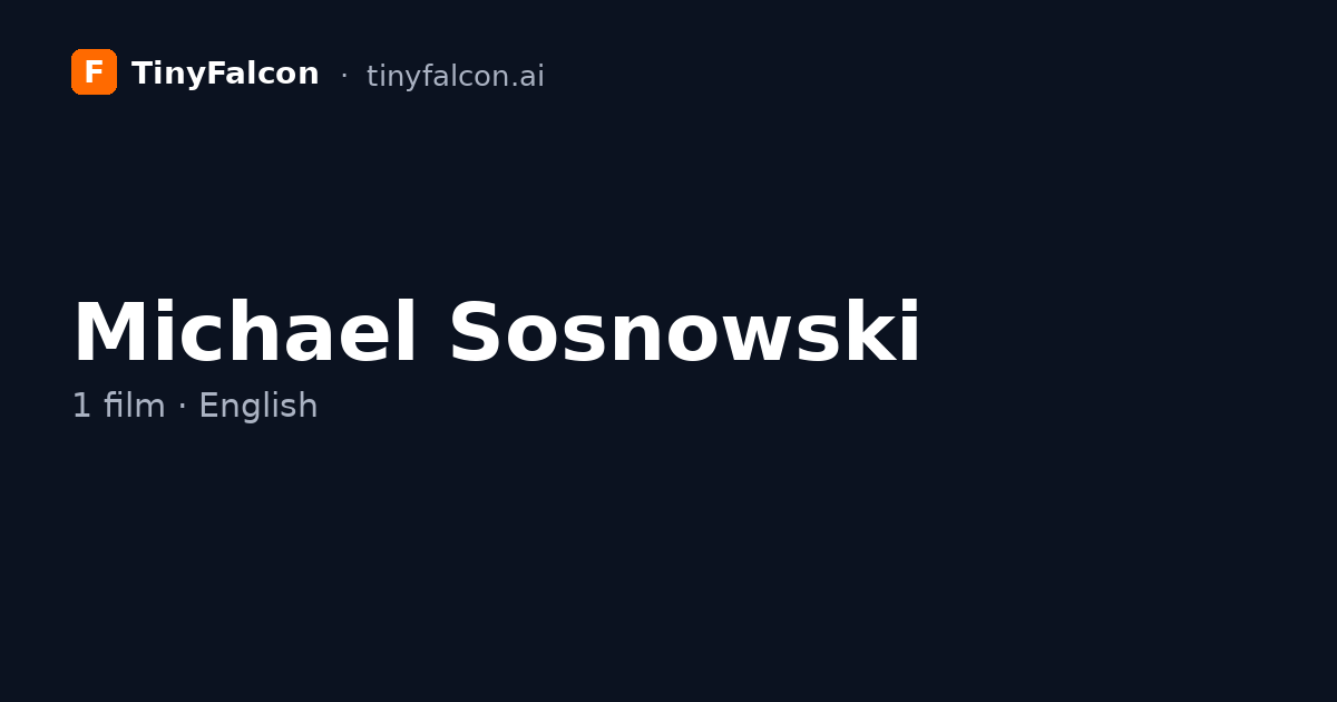 Michael Sosnowski