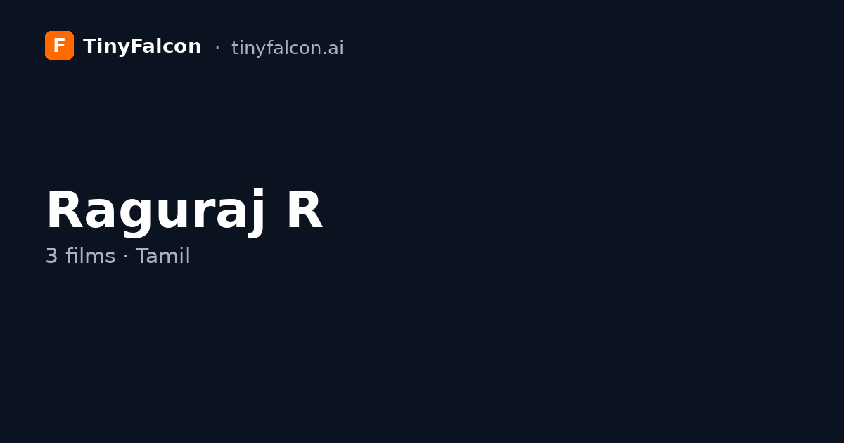 Raguraj R