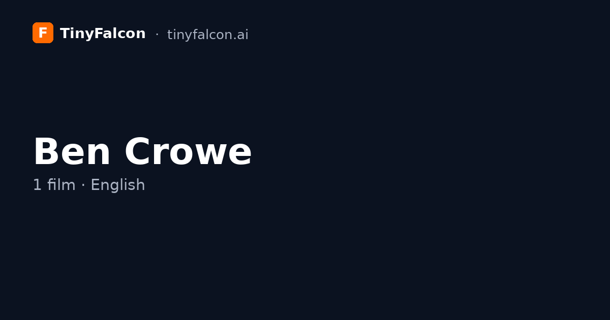 Ben Crowe