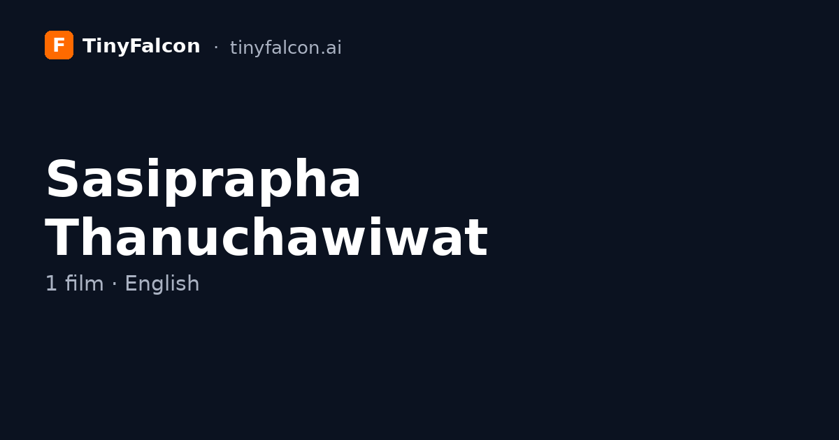 Sasiprapha Thanuchawiwat