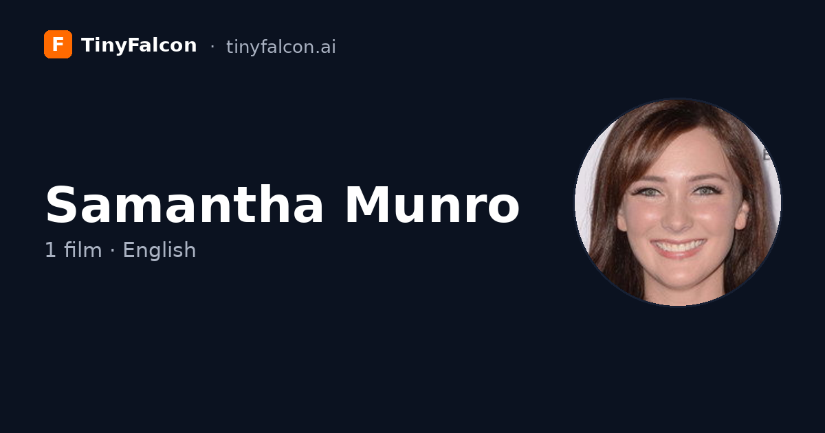 Samantha Munro