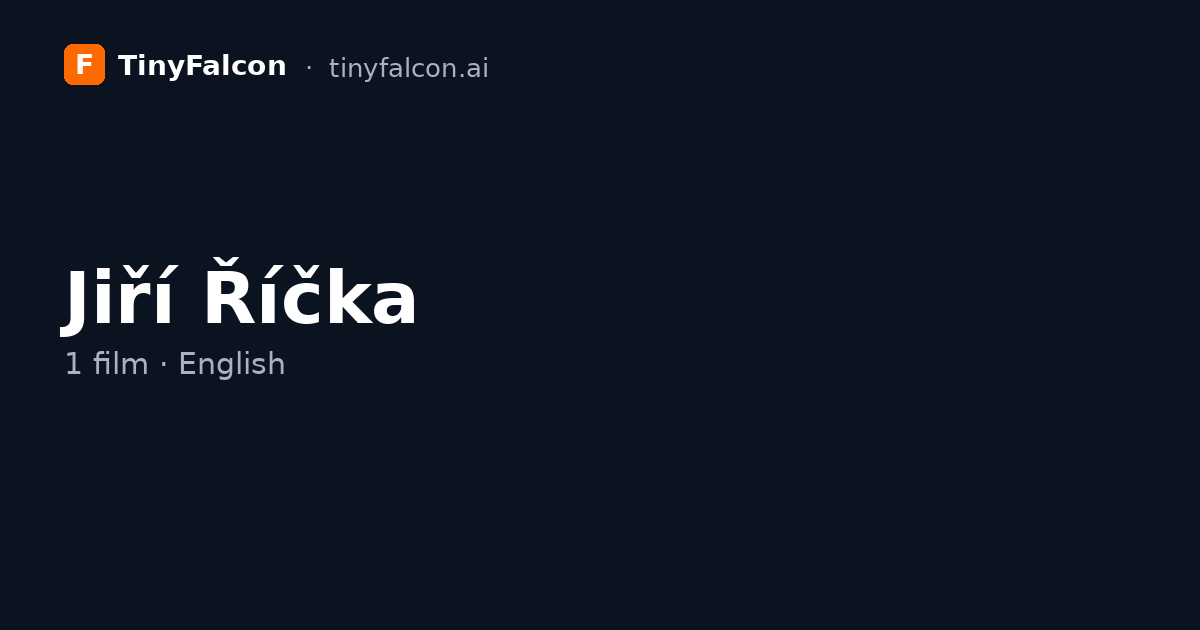 Jiří Říčka