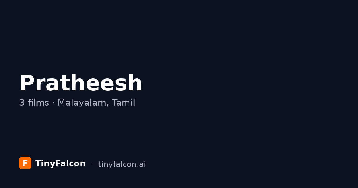 Pratheesh