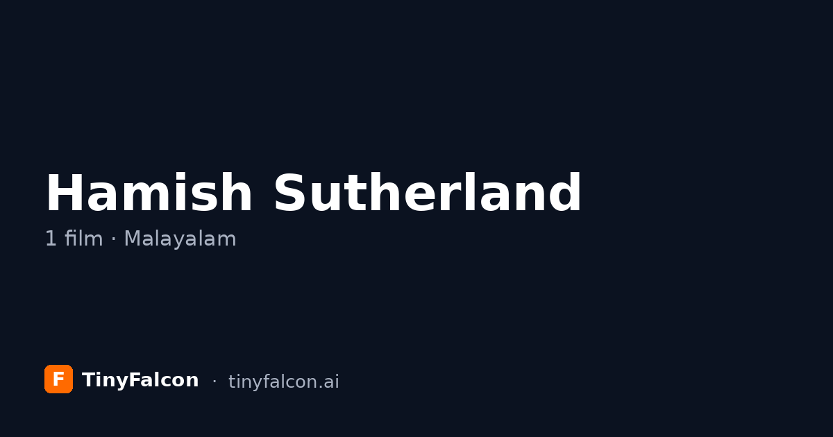 Hamish Sutherland