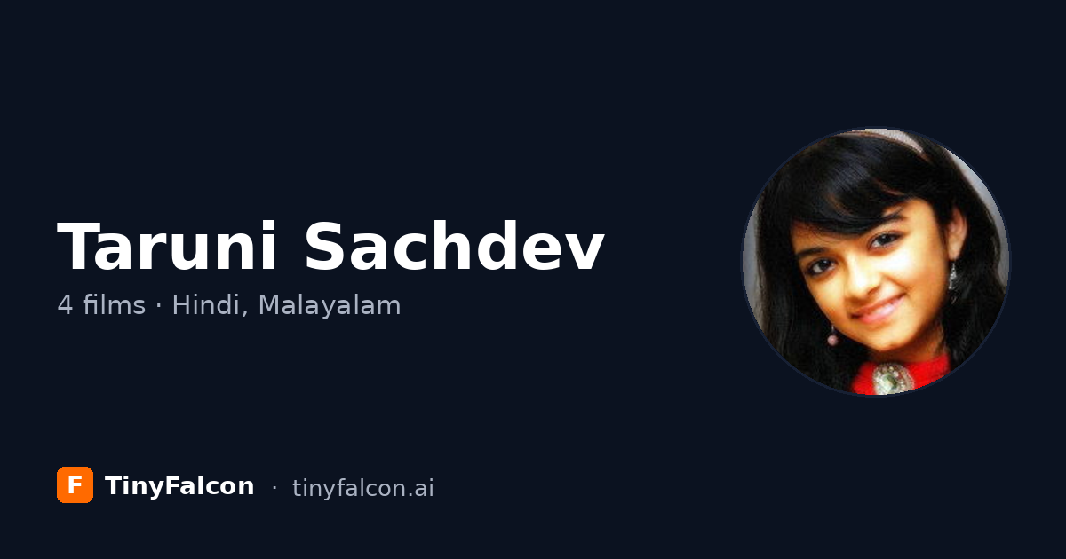 Taruni Sachdev