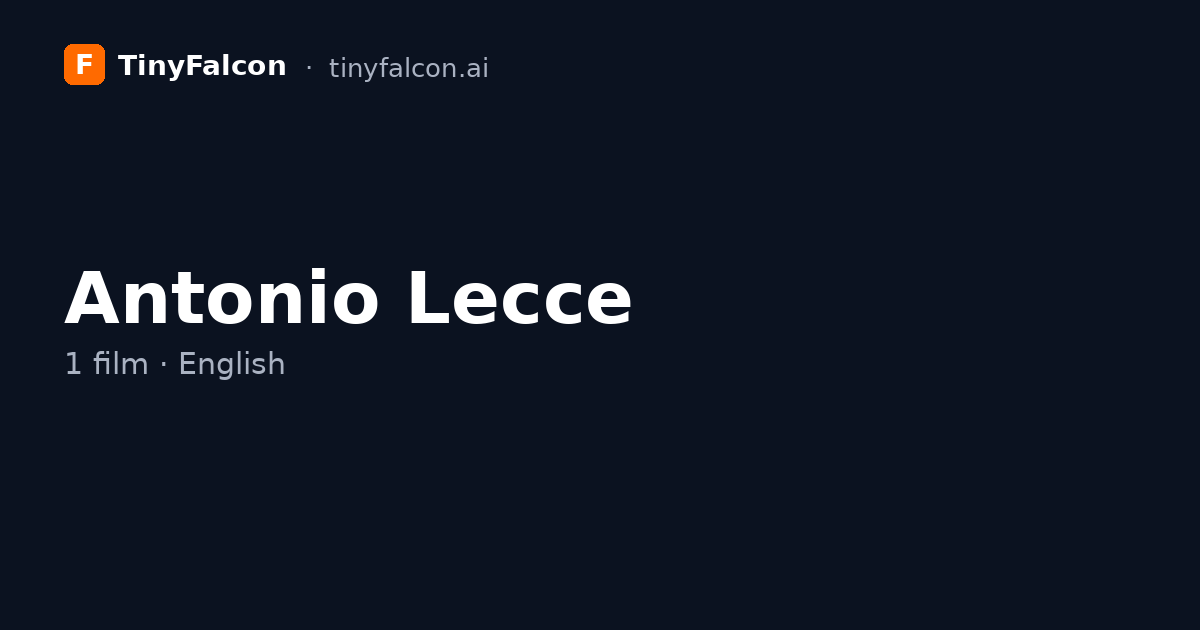 Antonio Lecce