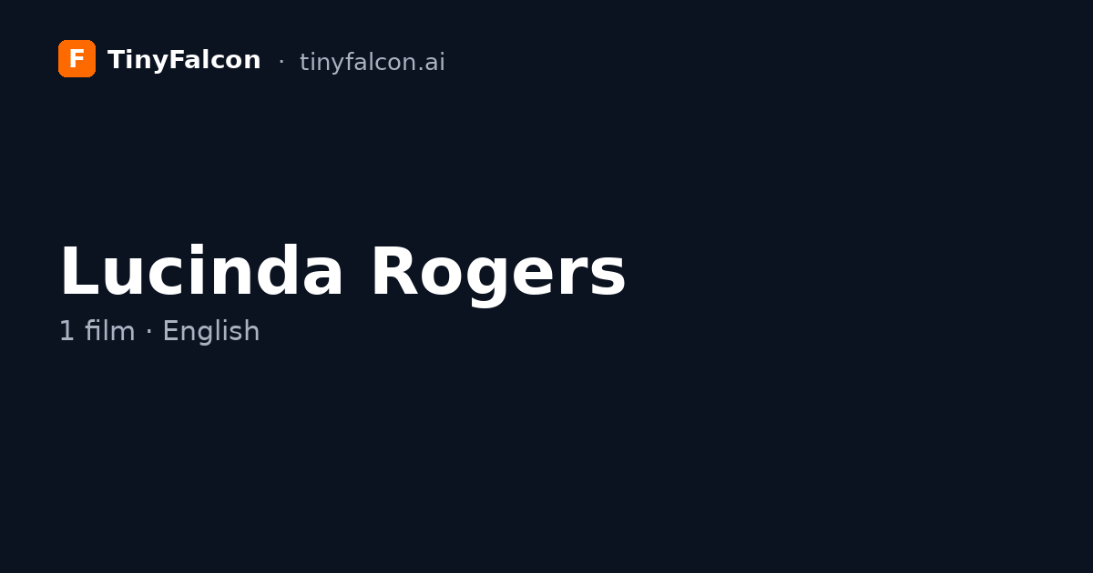 Lucinda Rogers