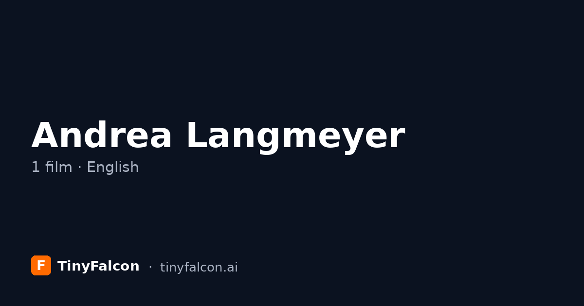 Andrea Langmeyer