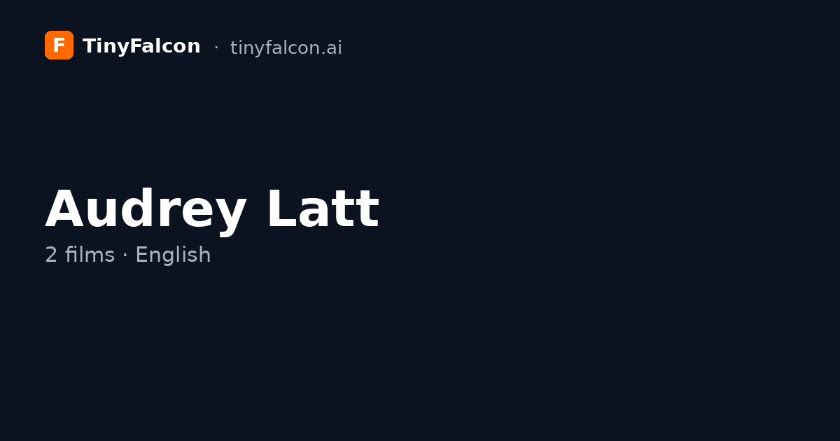 Audrey Latt