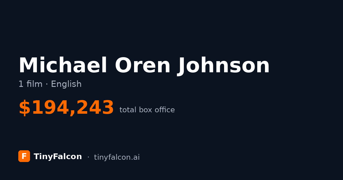 Michael Oren Johnson
