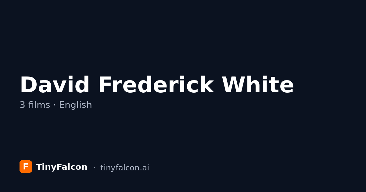 David Frederick White