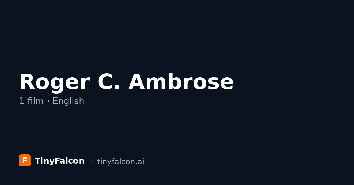 Roger C. Ambrose