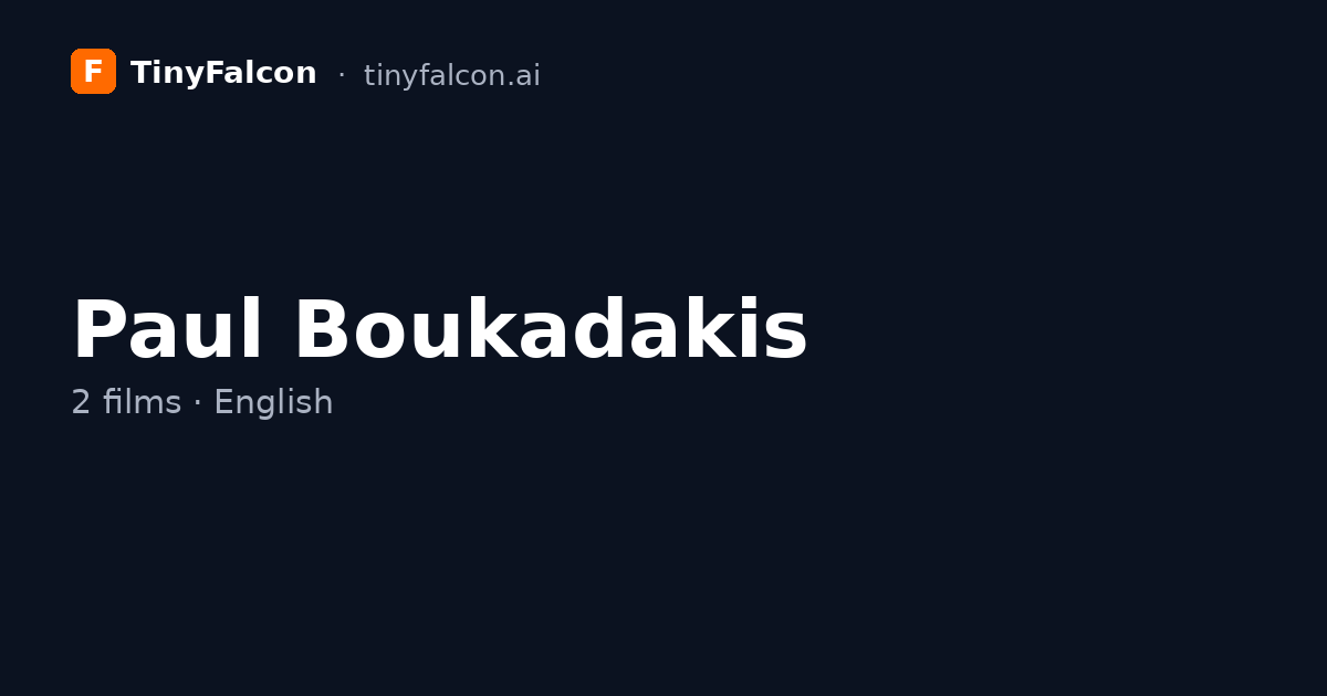 Paul Boukadakis