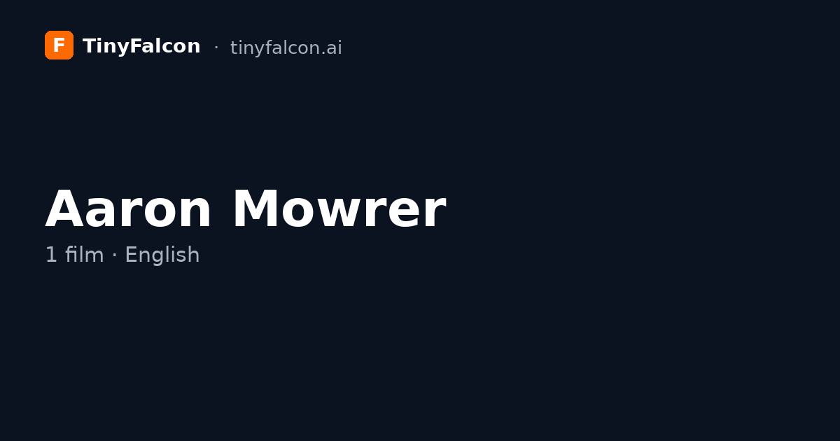 Aaron Mowrer