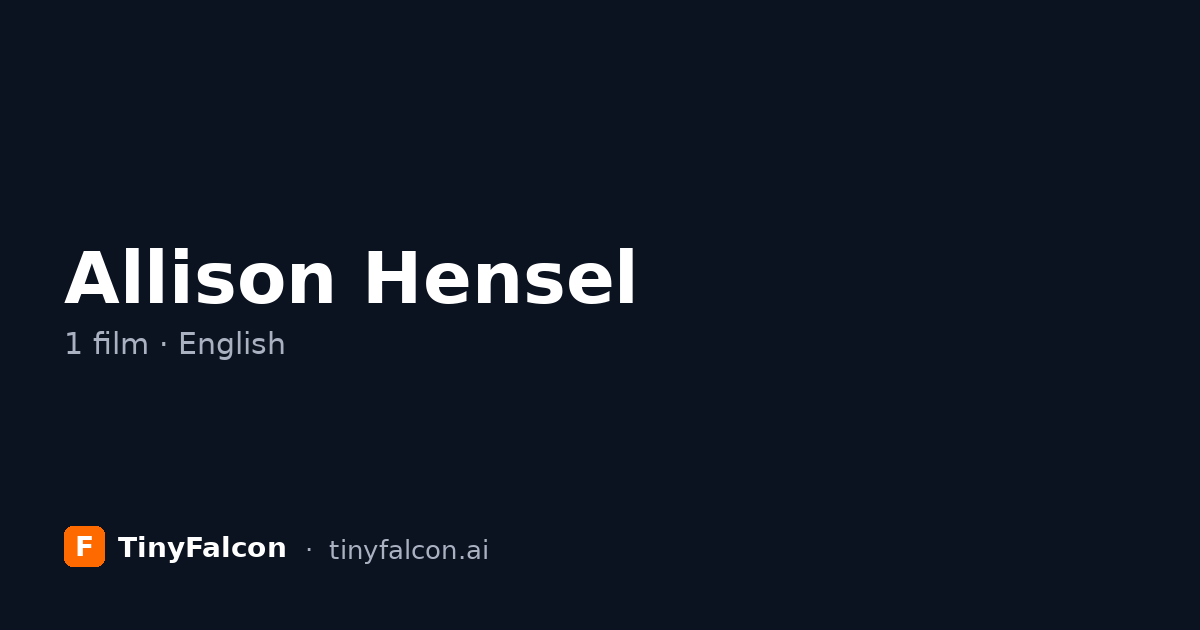 Allison Hensel
