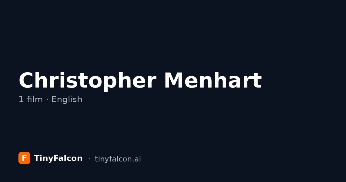 Christopher Menhart