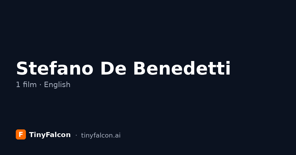 Stefano De Benedetti