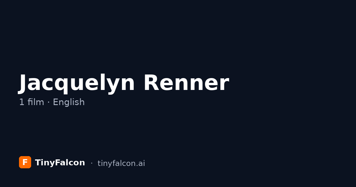Jacquelyn Renner