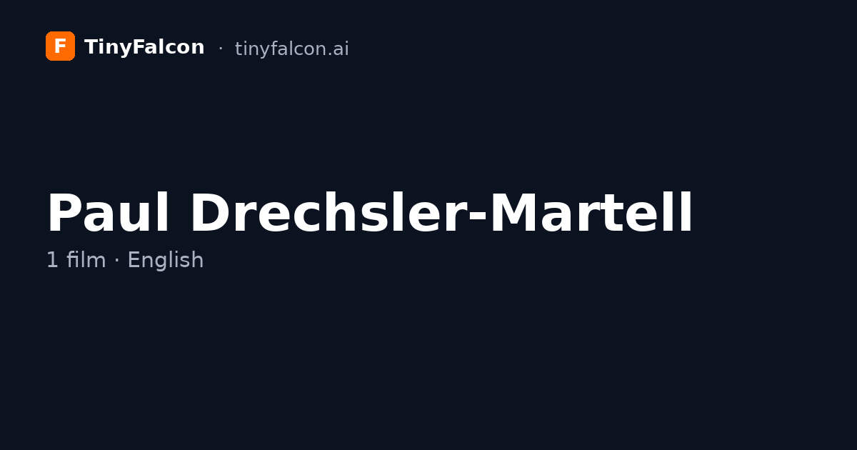Paul Drechsler-Martell