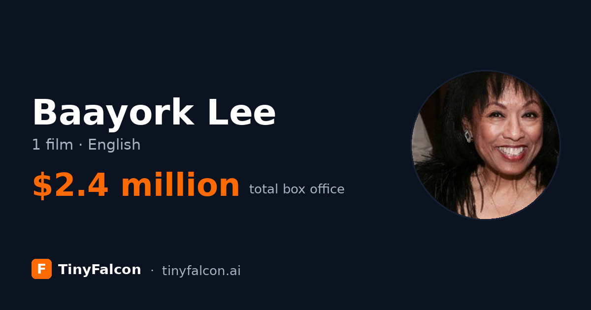 Baayork Lee