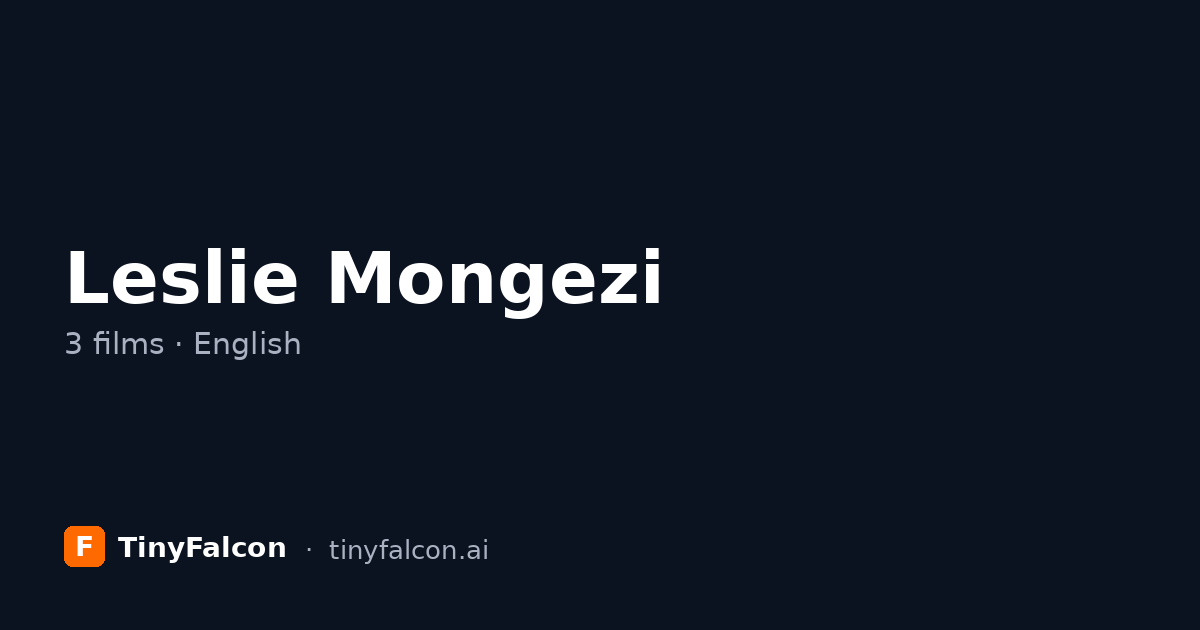 Leslie Mongezi