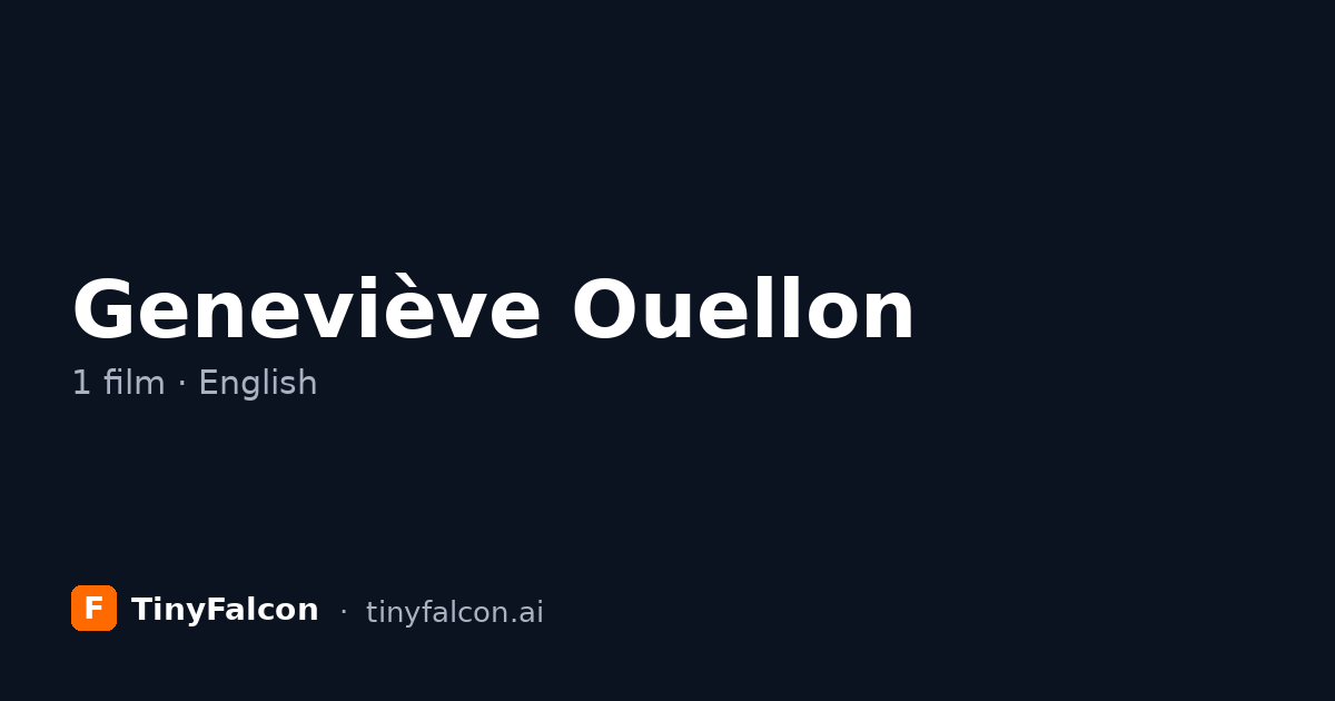 Geneviève Ouellon