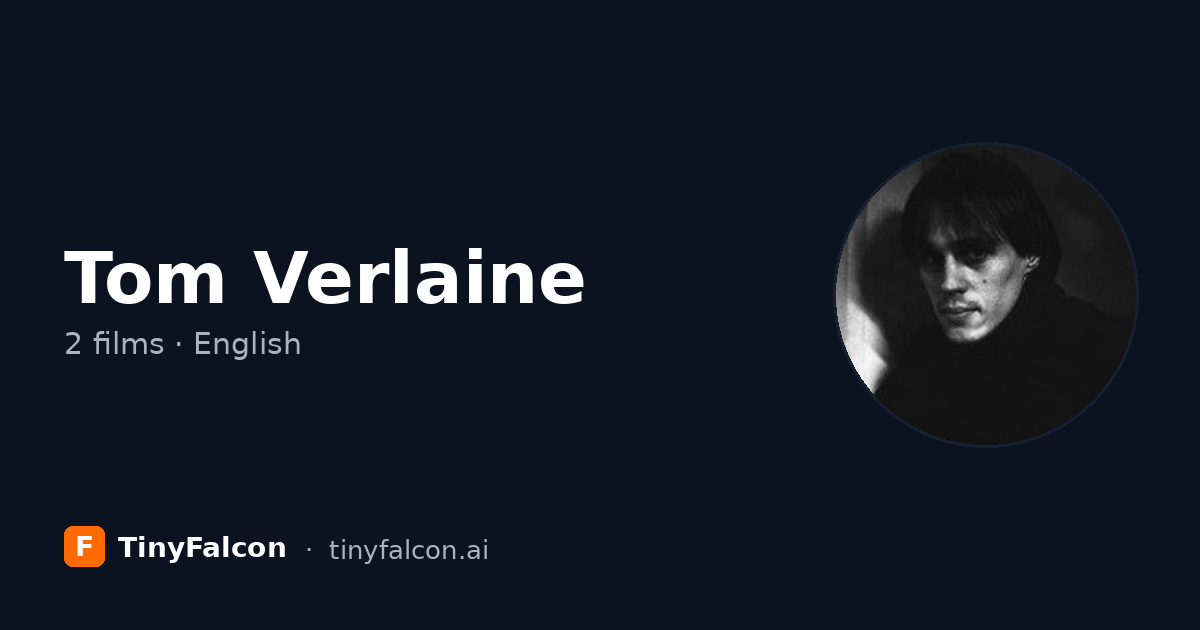 Tom Verlaine