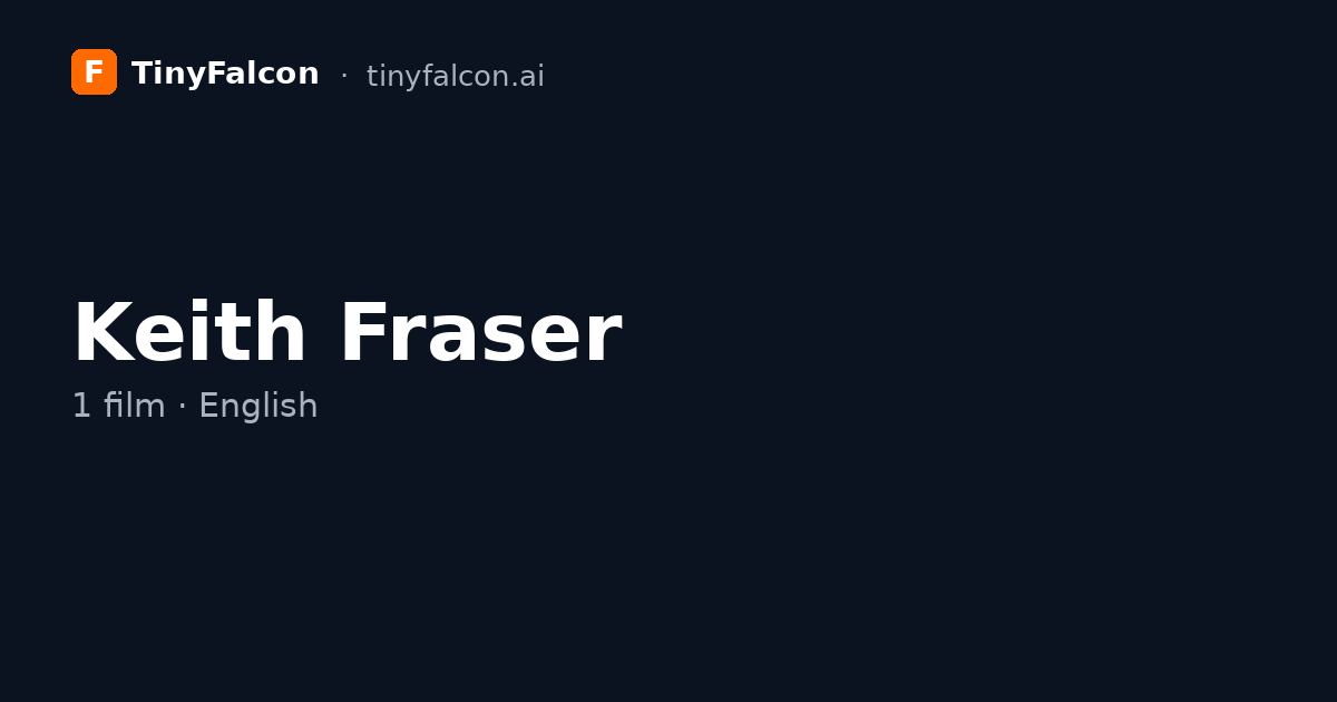 Keith Fraser