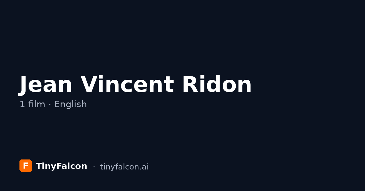 Jean Vincent Ridon