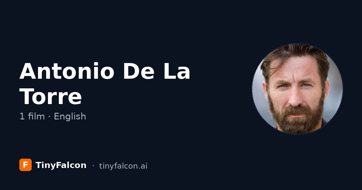 Antonio De La Torre