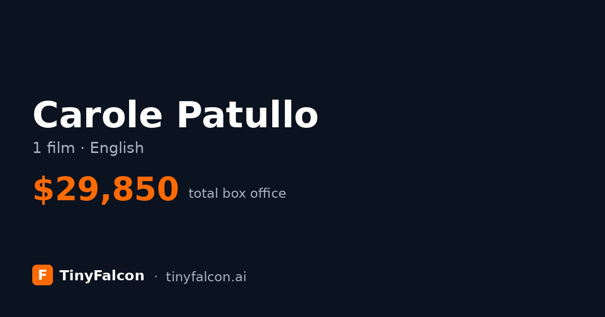 Carole Patullo