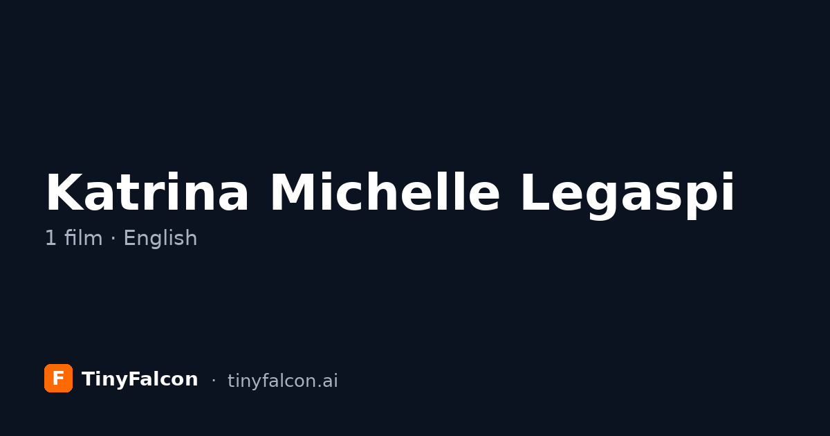 Katrina Michelle Legaspi