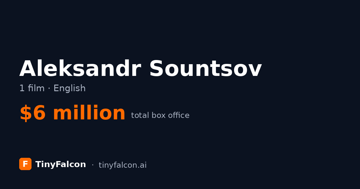 Aleksandr Sountsov