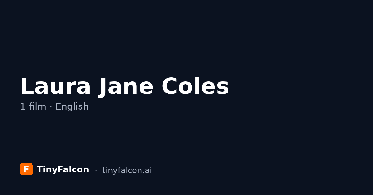 Laura Jane Coles