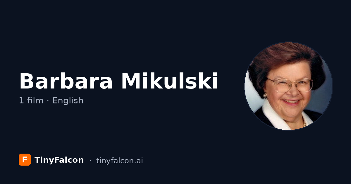 Barbara Mikulski