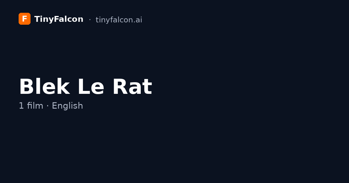 Blek Le Rat