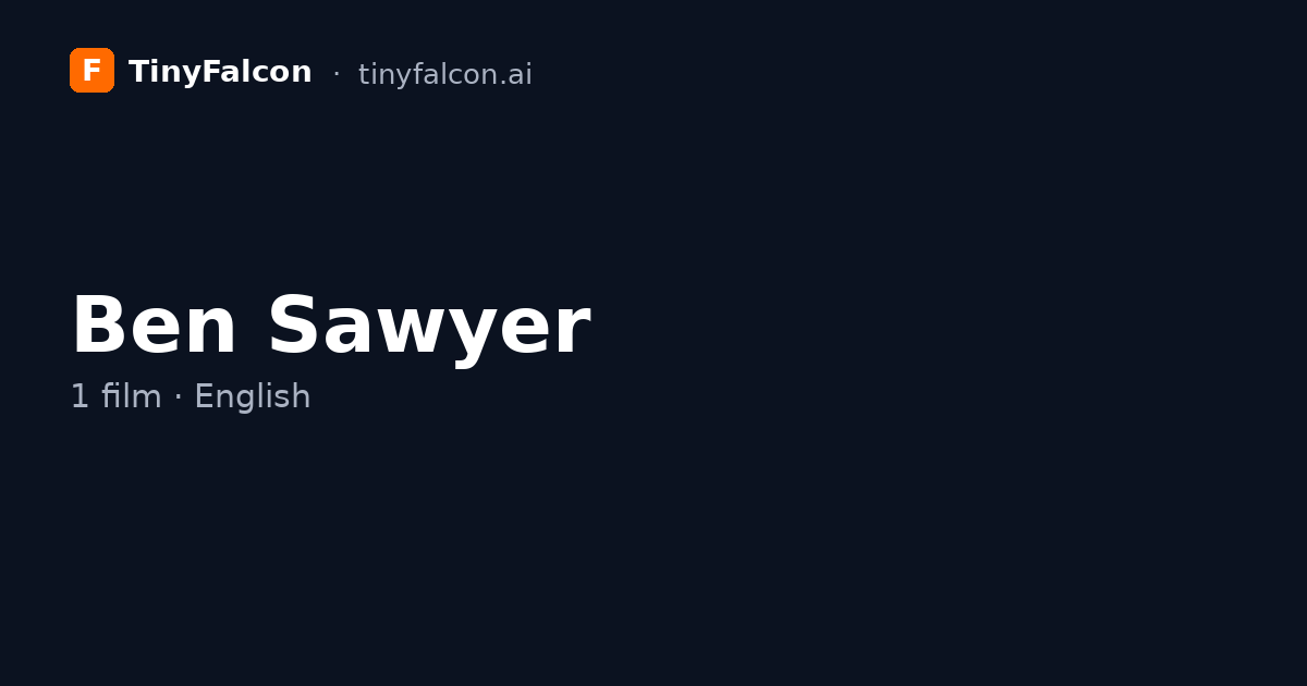 Ben Sawyer