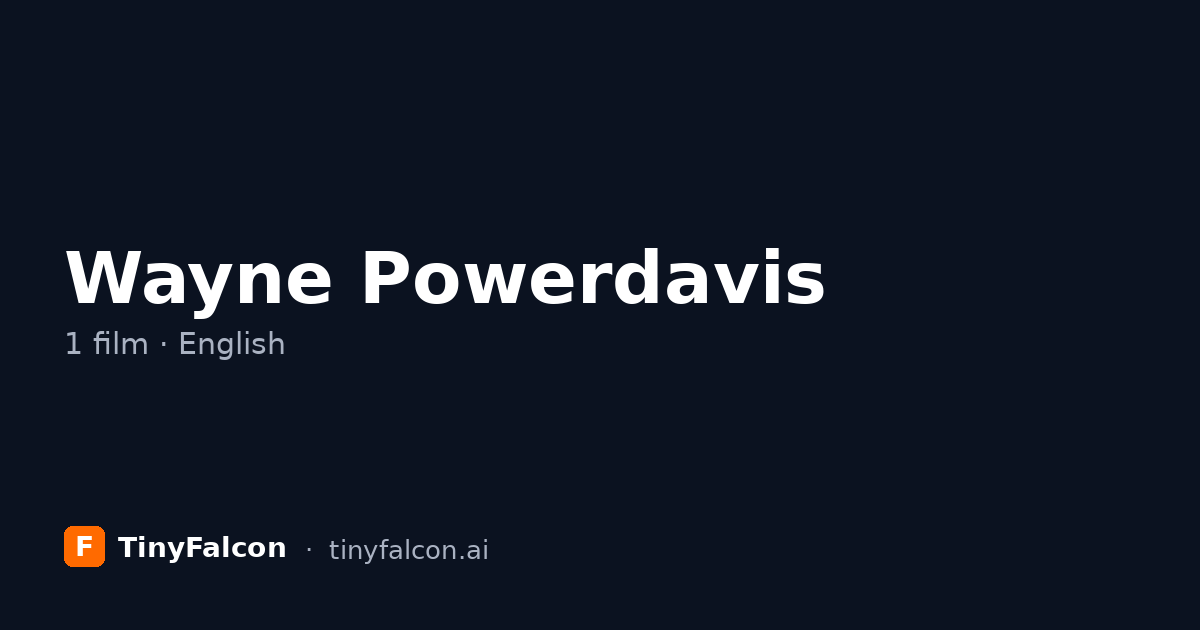 Wayne Powerdavis
