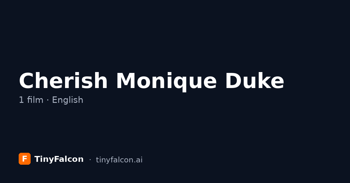Cherish Monique Duke