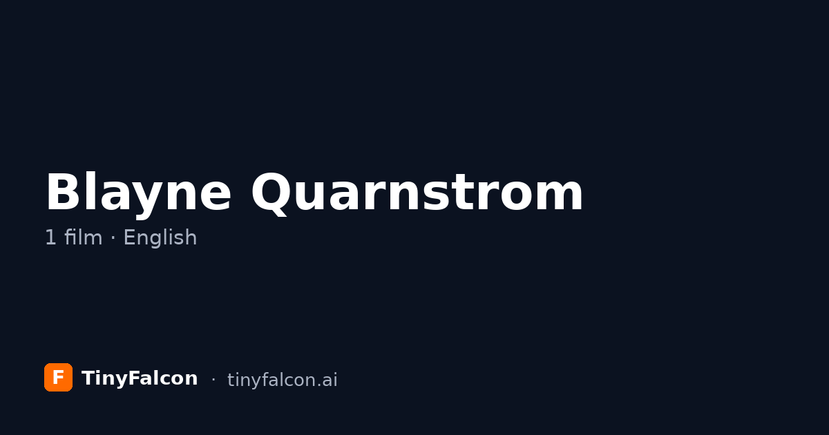 Blayne Quarnstrom